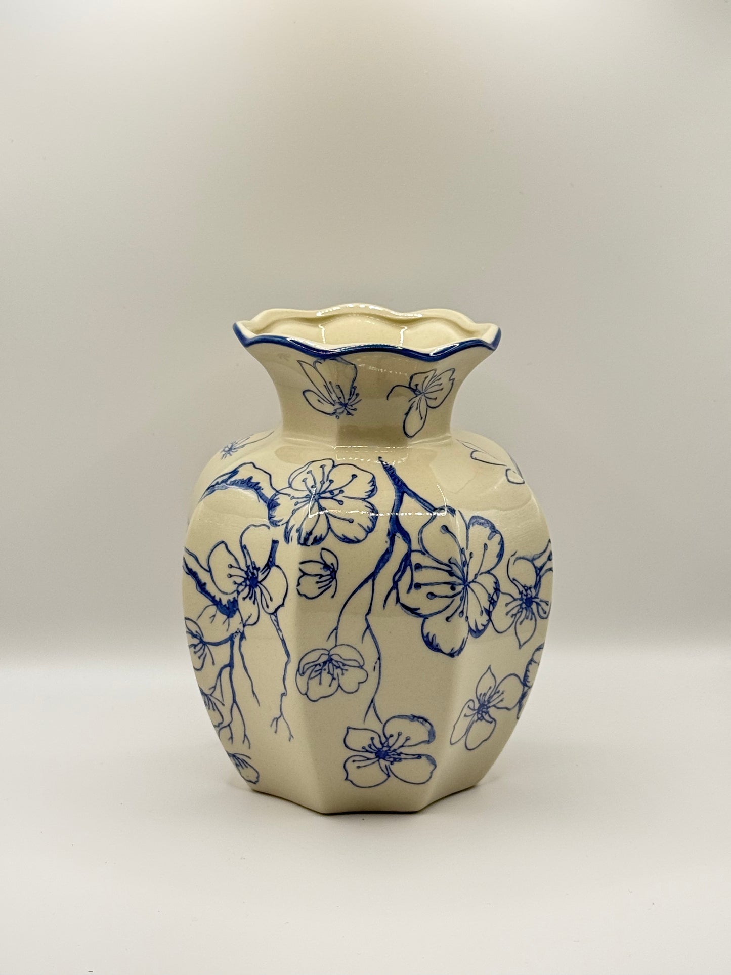 Blue & White Porcelain Vase | Traditional Chinese Ceramic Art